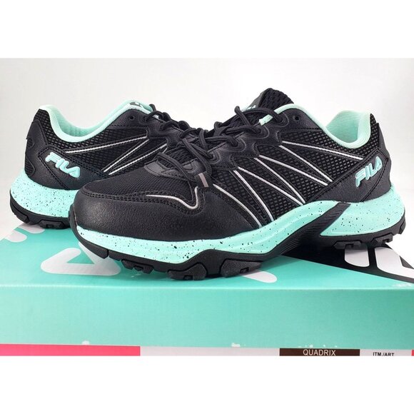 FILA Sneakers Womens 8 Quadrix Activewear Colorful Athletic Trail Running shoes - Picture 2 of 16